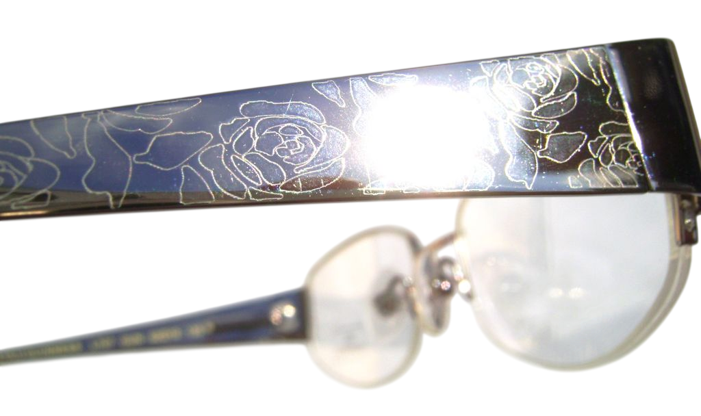 Модные овальные очки Lulu Guinness L707 Gun metall