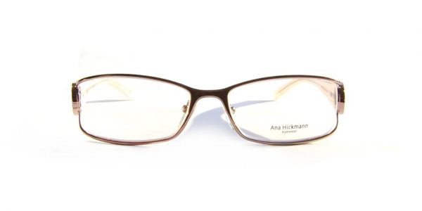 Модная оправа для очков Ana Hickmann AH1087 05B Brown с кристаллами Swarovski - изображение 2