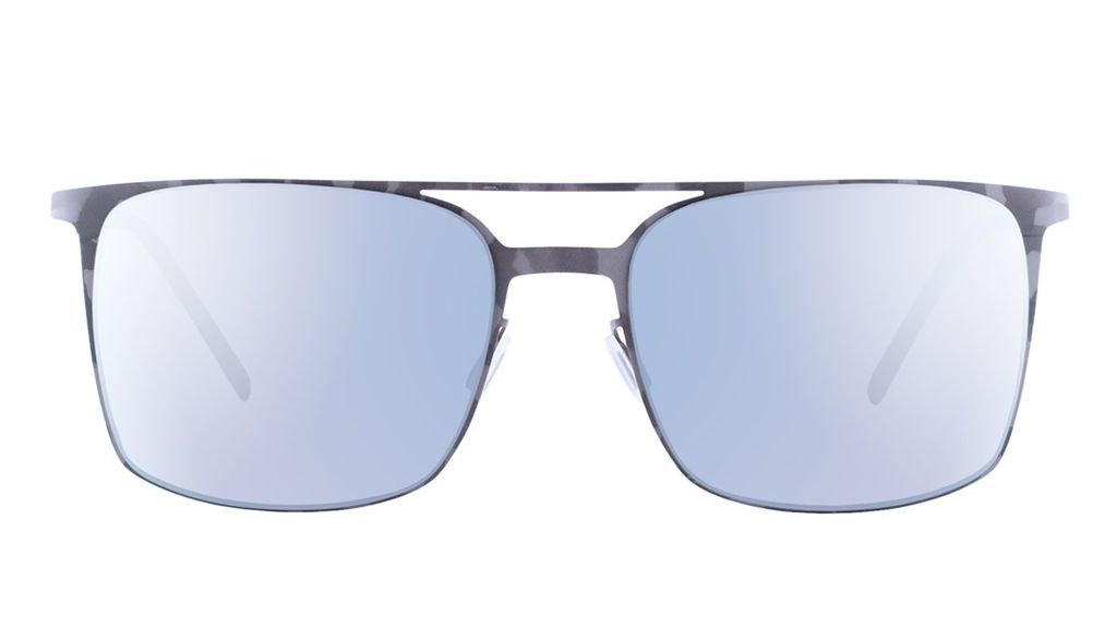 Ультратонкие квадратные очки Italia Independent 0212 096 Havana Grey