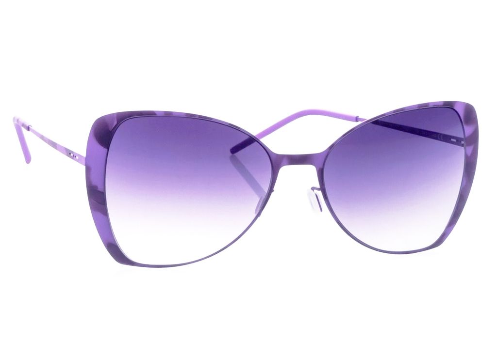 Ультратонкие очки бабочка Italia Independent 0204 144 Havana Violet