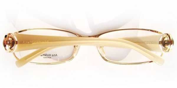 Модная оправа для очков Ana Hickmann AH1087 04H Gold с кристаллами Swarovski - изображение 7