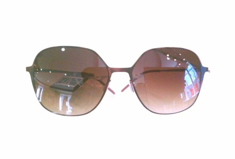 Ультратонкие крупные квадратные очки Italia Independent 0202 092 Brown havana
