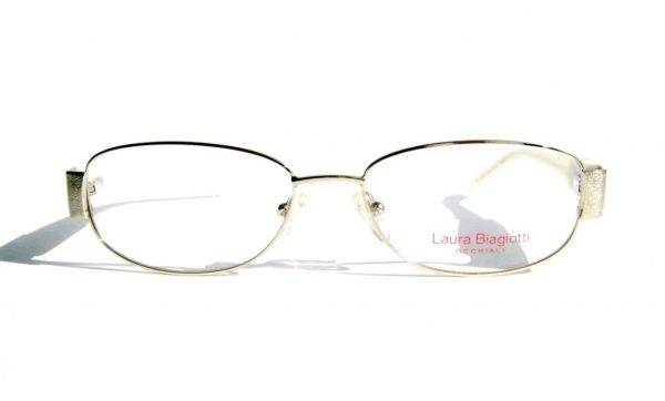 Модные овальные очки Laura Biagiotti LB 81101 003 Gilver с кристаллами Swarovski - изображение 2