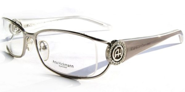 Модная оправа для очков Ana Hickmann AH1087 13A Silver с кристаллами Swarovski - изображение 1