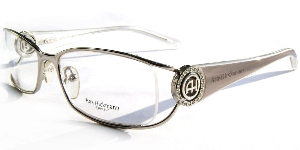 Модная оправа для очков Ana Hickmann AH1087 13A Silver с кристаллами Swarovski