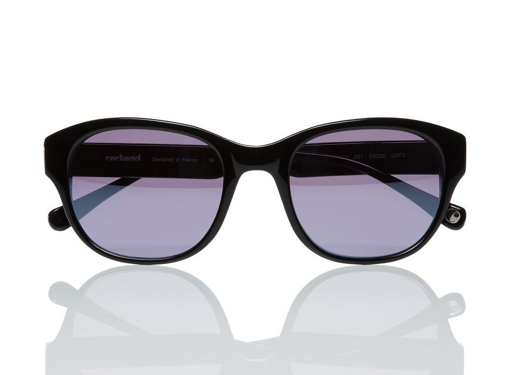 Крупные очки бабочка Cacharel 7019 001 Black
