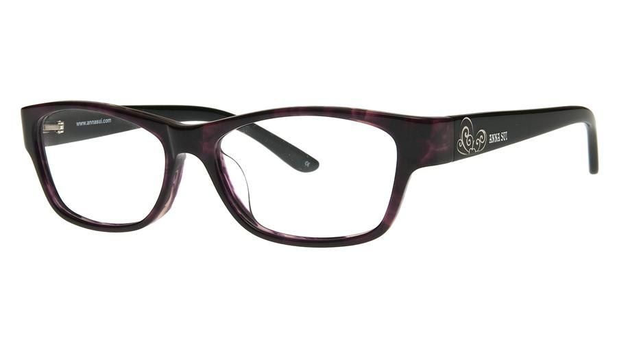 Модные очки Anna Sui AS 534 702 Purple horn/Black