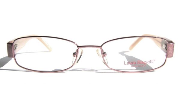 Модные овальные очки Laura Biagiotti LB 81102 433 Burgundy с кристаллами Swarovski - изображение 2