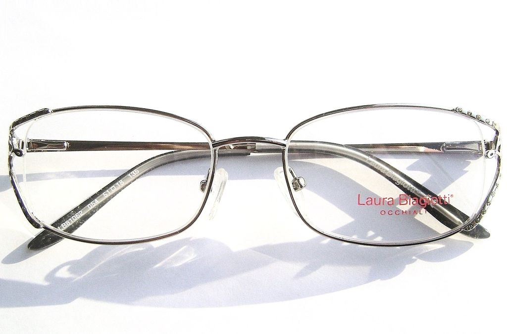 Модные очки Laura Biagiotti LB 81062 054 Silver с кристаллами Swarovski
