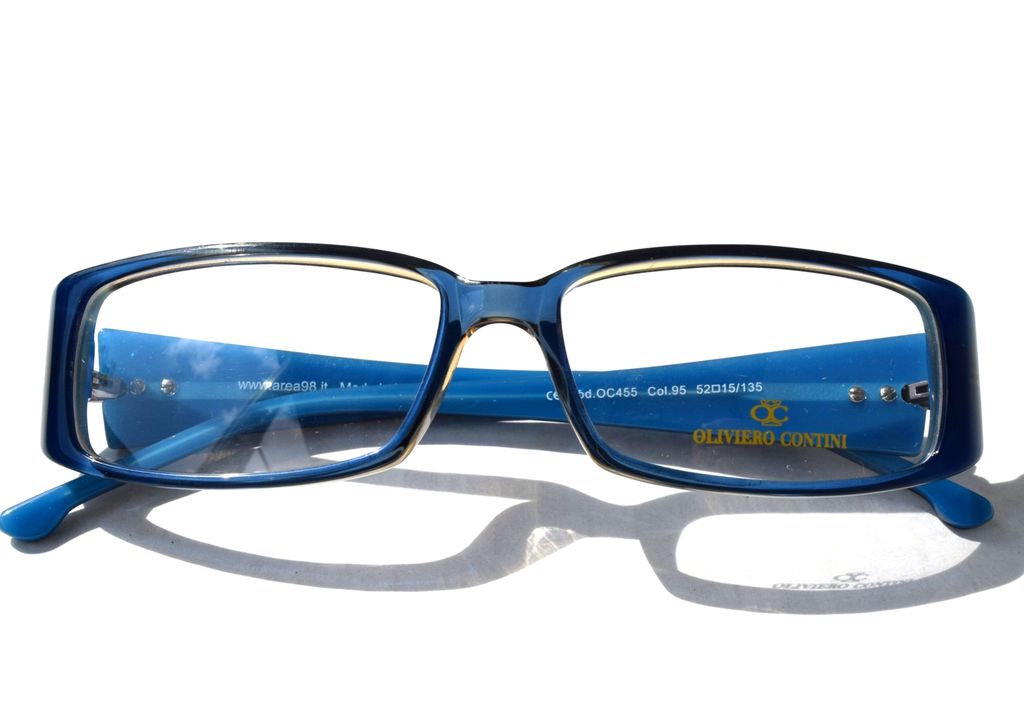 Модные очки Oliviero Contini OC 455 95 Blue Sand с кристаллами Swarovski