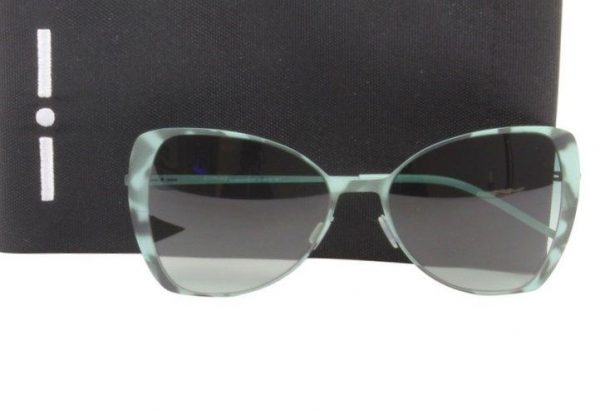Ультратонкие очки бабочка Italia Independent 0204 038 Havana Aqua Green - изображение 5
