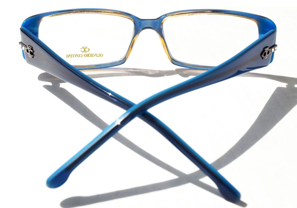 Модные очки Oliviero Contini OC 455 95 Blue Sand с кристаллами Swarovski