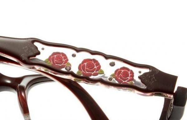Модные очки Anna Sui AS 519 200 Burgundy - изображение 5