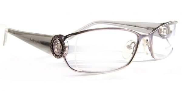 Модная оправа для очков Ana Hickmann AH1087N 13B Gun metal с кристаллами Swarovski - изображение 3