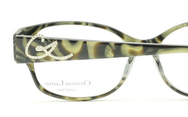 Модные очки Christian Lacroix 1006 403 Dore marble с кристаллами Swarovski - изображение 6
