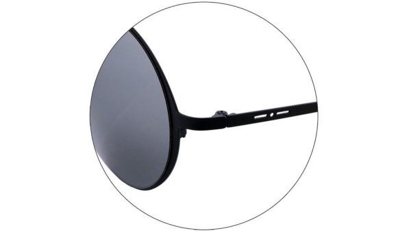 Ультратонкие круглые очки с двойным мостом Italia Independent 0207 009 Black - изображение 3