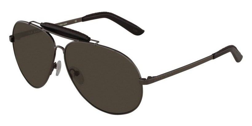 Очки авиатор Ted Baker Haile 1253 001 Black Natural Leather