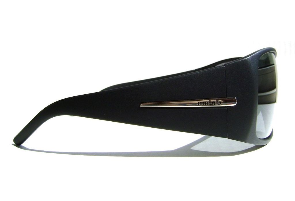 Крупные спортивные очки Umbro US01 Matte Black с поляризацией
