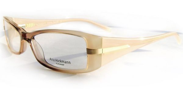 Модная оправа для очков Ana Hickmann AH6085 W08S Персиковая - изображение 1