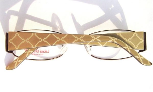 Модные овальные очки Laura Biagiotti LB 81121 C64 Brown с кристаллами Swarovski - изображение 6
