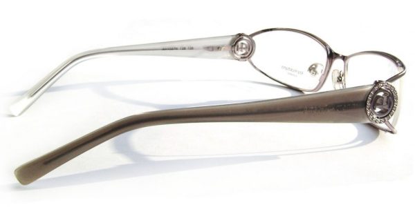 Модная оправа для очков Ana Hickmann AH1087N 13B Gun metal с кристаллами Swarovski - изображение 4