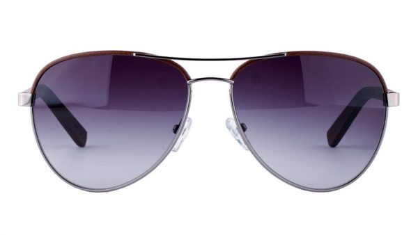 Очки авиатор Ted Baker Otis 1306 910 Gun Metal Brown genuine leather - изображение 1