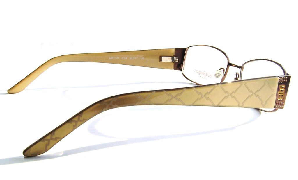 Модные овальные очки Laura Biagiotti LB 81121 C64 Brown с кристаллами Swarovski