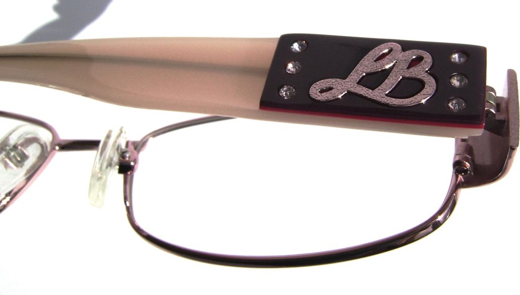 Модные овальные очки Laura Biagiotti LB 81102 433 Burgundy с кристаллами Swarovski