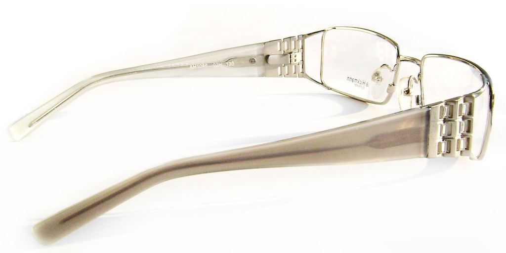 Модная прямоугольная оправа для очков Ana Hickmann AH1086 02H Silver с кристаллами Swarovski