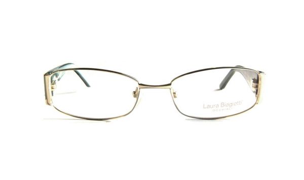 Модные овальные очки Laura Biagiotti LB 81121 054 Silver с кристаллами Swarovski - изображение 2