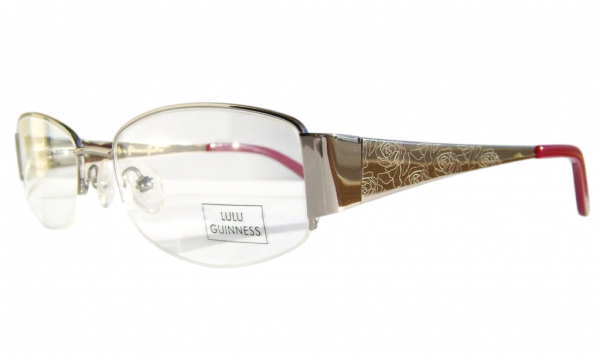 Модные овальные очки Lulu Guinness L707 Gun metall - изображение 1