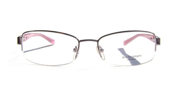Модная овальная оправа для очков Ana Hickmann AH1092 13B Violet с кристаллами Swarovski - изображение 2