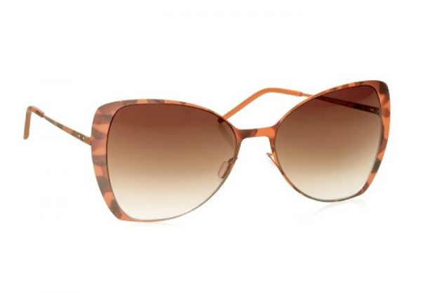 Ультратонкие очки бабочка Italia Independent 0204 092 Havana Brown - изображение 3