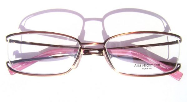Элегантная оправа для очков Ana Hickmann AH1089 17S Brown - изображение 4