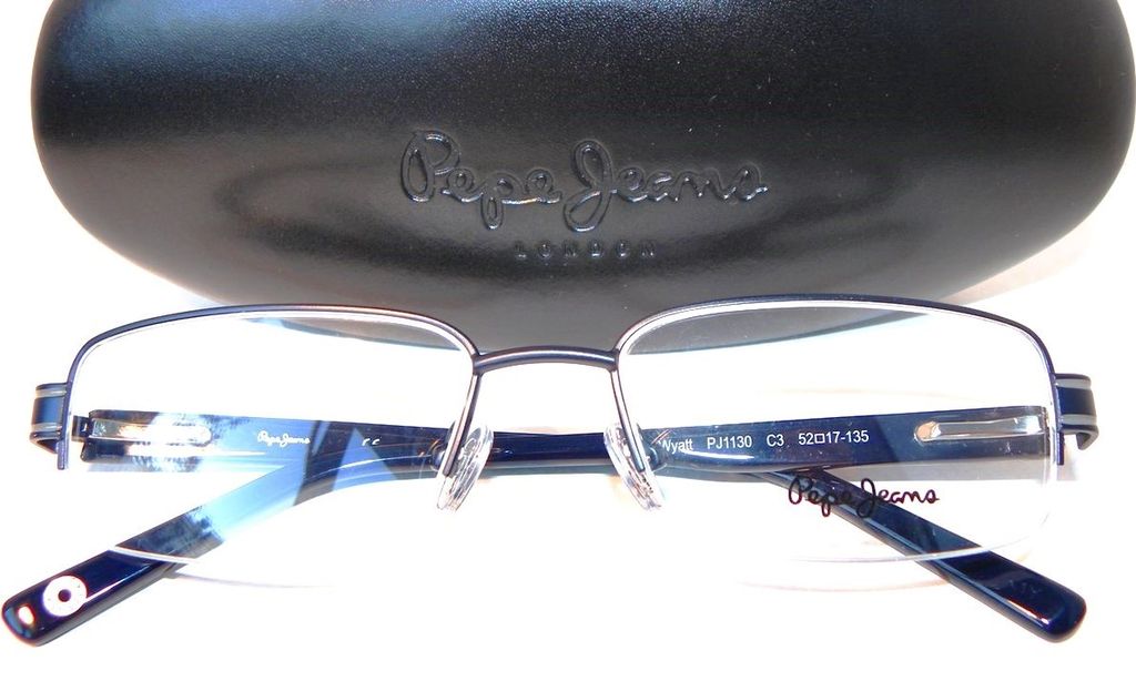 Квадратные очки Pepe Jeans Wyatt 1130 c3 Blue