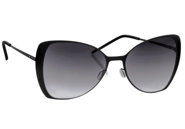 Ультратонкие очки бабочка Italia Independent 0204 009 Black - изображение 3