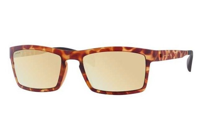 Легкие эластичные очки вайфарер спорт Italia Independent 0114 090 Brown camouflage