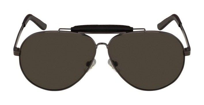 Очки авиатор Ted Baker Haile 1253 001 Black Natural Leather
