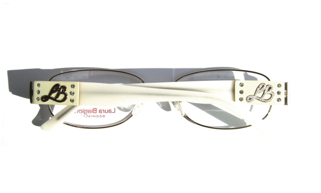 Модные овальные очки Laura Biagiotti LB 81101 003 Gilver с кристаллами Swarovski