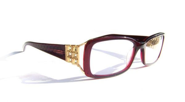Модная оправа для очков Ana Hickmann AH6118 A14 красная с кристаллами Swarovski - изображение 3