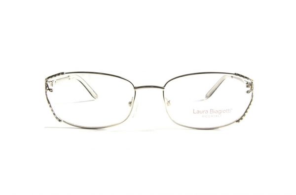 Модные очки Laura Biagiotti LB 81062 054 Silver с кристаллами Swarovski - изображение 2