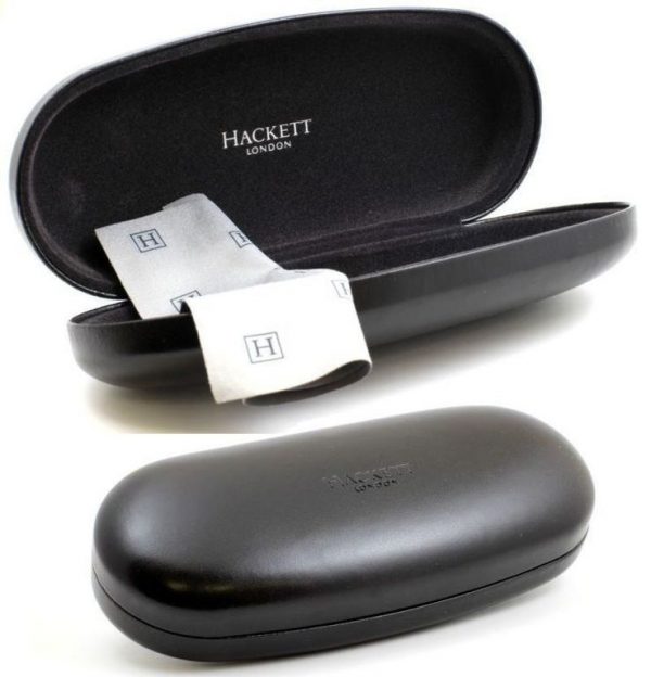 Модные винтажные очки Hackett Bespoke HEB 051 01 Black - изображение 4