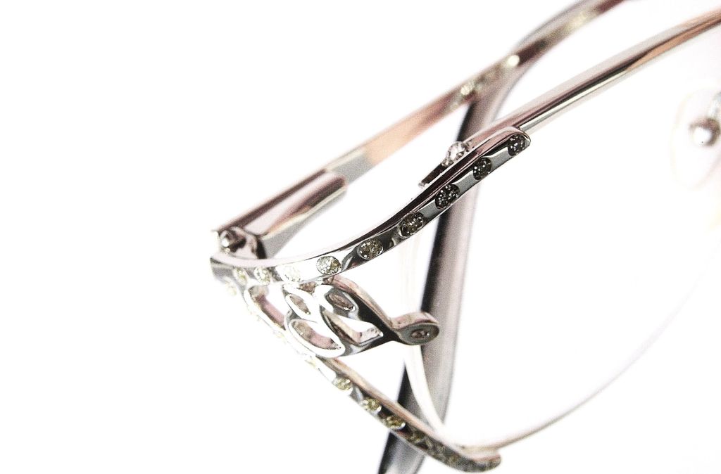 Модные очки Laura Biagiotti LB 81062 054 Silver с кристаллами Swarovski