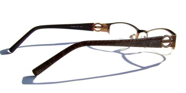 Модная оправа для очков Ana Hickmann AH1099 01A Brown с кристаллами Swarovski - изображение 4