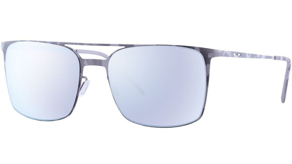 Ультратонкие квадратные очки Italia Independent 0212 096 Havana Grey