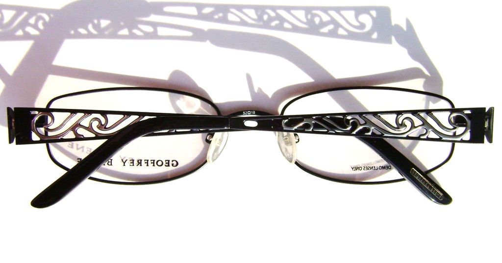 Модные классические овальные очки Geoffrey Beene Antiquity Black