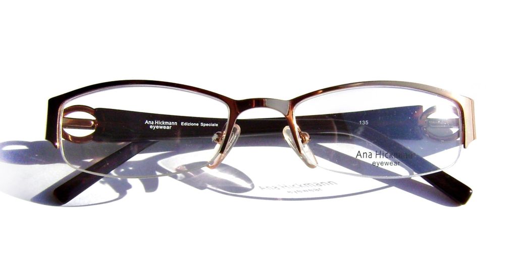Модная оправа для очков Ana Hickmann AH1099 01A Brown с кристаллами Swarovski