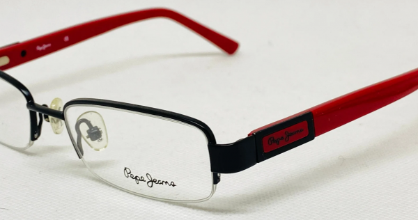 Квадратные очки Pepe Jeans Jasper 1065 c1 Black/Red - изображение 4