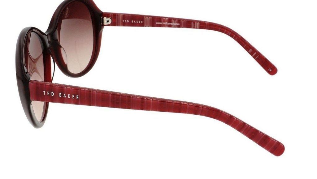 Модные крупные очки бабочка Ted Baker Aubagne 1289 264 бордо