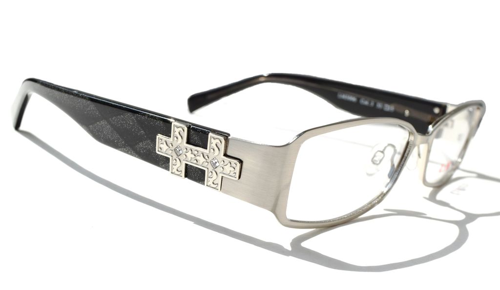 Модные дизайнерские очки La Matta LM3006 c3 Silver Swarovski
